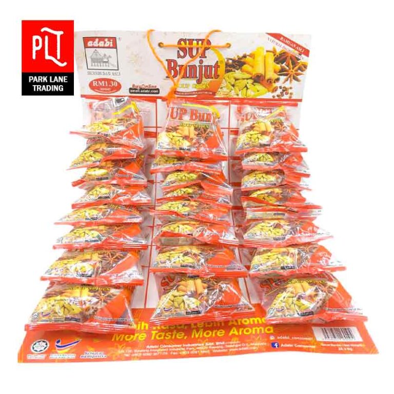 Adabi Sup Bunjut 8g (1Card=24Pcs) – Snack Foods Wholesale Supply