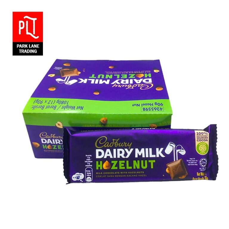 Cadbury Dairy Milk 90g Hazelnut (1Outer=12Pcs) Not Returnable Snack