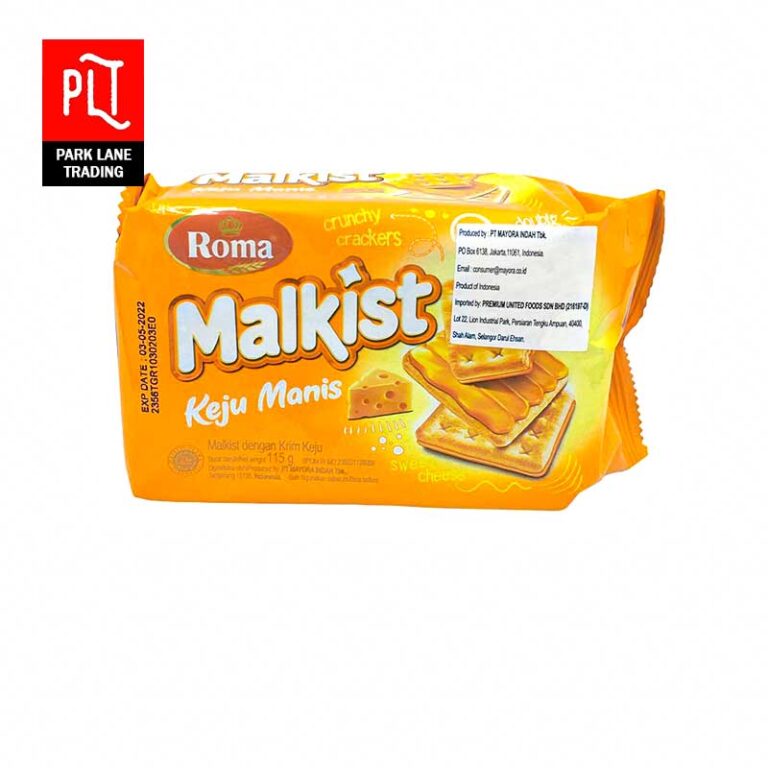 ROMA MALKIST SWEET CHEESE 115G (1CARTON=30PKT) – Snack Foods Wholesale ...